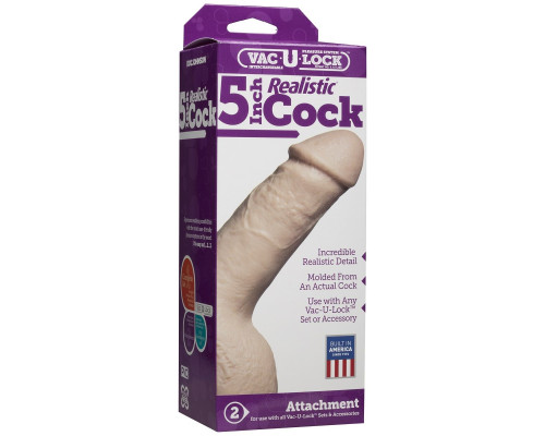 Заказать Насадка-реалистик для трусиков Vac-U-Lock 5  Realistic - 12,7 см.