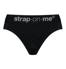Черные трусики для насадок Heroine Lingerie Harness - size M