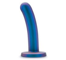 Синяя насадка с гладкой поверхностью Surrender 5.75 Inch Intermediate Pegging Dildo - 14,6 см.
