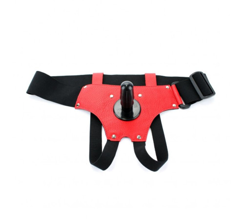 Красно-черные трусики-джоки с плугом харнесс