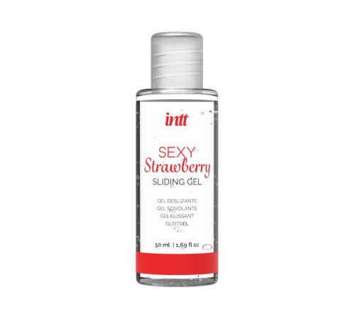 Красные трусики со стимулирующими бусинами и массажным гелем Sliding Gel Strawberry в комплекте