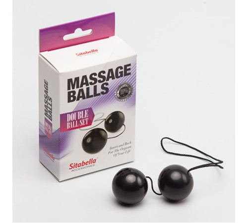 Черные вагинальные шарики Sitabella