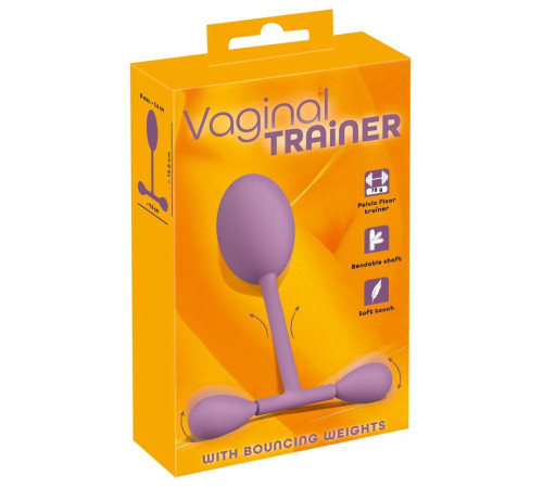 Сиреневый тренажер мыщц тазового дна Vaginal Trainer