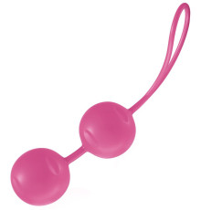 Нежно-розовые вагинальные шарики Joyballs Trend с петелькой