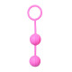Заказать Розовые вагинальные шарики с ребрышками Roze Love Balls