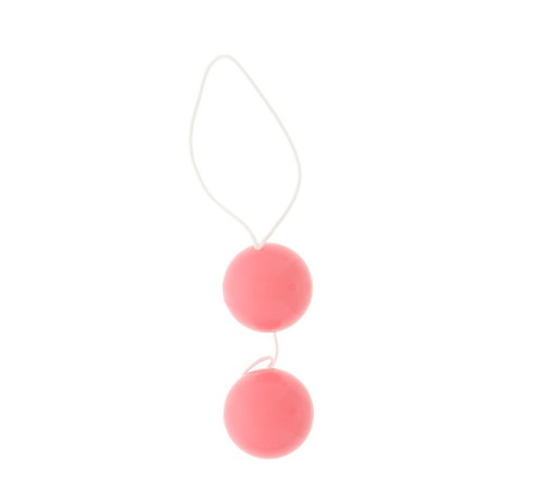 Розовые вагинальные шарики Vibratone DUO-BALLS Розовые вагинальные шарики Vibratone DUO-BALLS