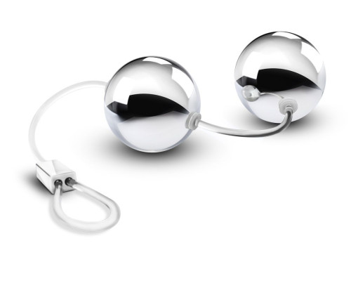 Заказать Серебристые вагинальные шарики B Yours Bonne Beads
