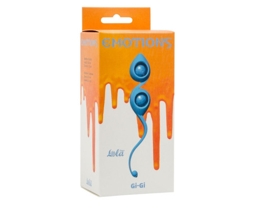 Заказать Голубые вагинальные шарики Emotions Gi-Gi