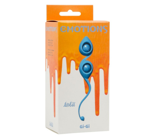 Голубые вагинальные шарики Emotions Gi-Gi
