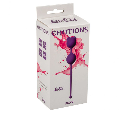 Фиолетовые вагинальные шарики Emotions Foxy Фиолетовые вагинальные шарики Emotions Foxy
