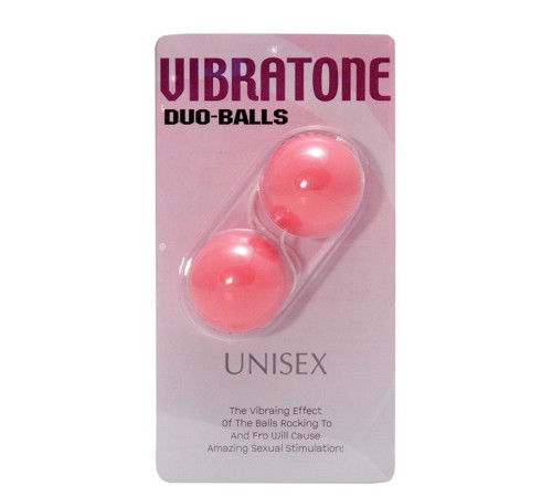 Розовые вагинальные шарики Vibratone DUO-BALLS Розовые вагинальные шарики Vibratone DUO-BALLS