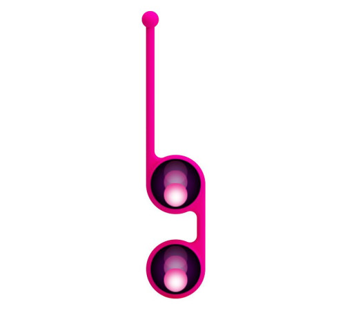 Ярко-розовые вагинальные шарики Kegel Tighten Up III