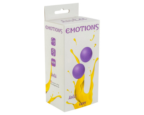Заказать Фиолетовые вагинальные шарики без сцепки Emotions Lexy Large Заказать Фиолетовые вагинальные шарики без сцепки Emotions Lexy Large