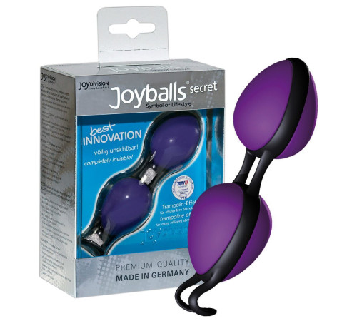 Фиолетовые вагинальные шарики Joyballs secret