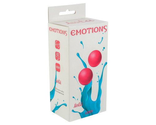 Заказать ярко-розовые вагинальные шарики без сцепки Emotions Lexy Large