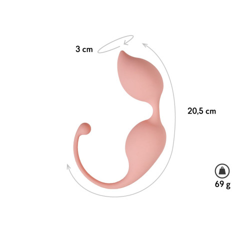 Персиковые вагинальные шарики Lota
