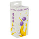 Заказать Фиолетовые вагинальные шарики без сцепки Emotions Lexy Small