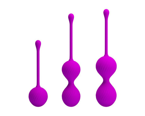Заказать Набор лиловых вагинальных шариков Kegel Ball