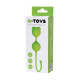 Заказать Зеленые вагинальные шарики A-Toys с ушками