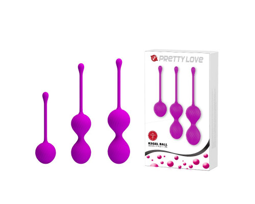 Заказать Набор лиловых вагинальных шариков Kegel Ball