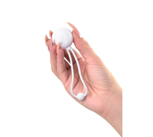 Белый вагинальный шарик LILY