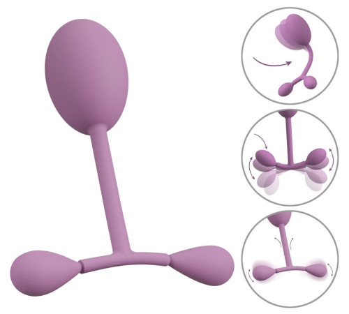 Сиреневый тренажер мыщц тазового дна Vaginal Trainer