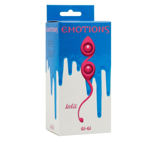 Розовые вагинальные шарики Emotions Gi-Gi Розовые вагинальные шарики Emotions Gi-Gi