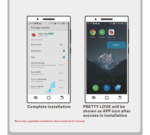 Лиловые вагинальные шарики Elvira с управлением через смартфон