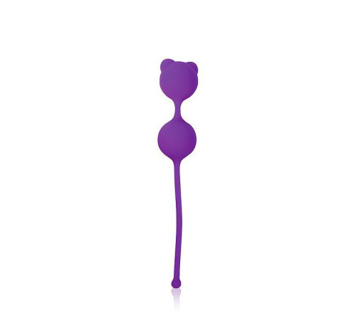 Фиолетовые вагинальные шарики с ушками Cosmo Фиолетовые вагинальные шарики с ушками Cosmo