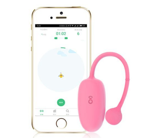 Подарочный набор: розовый тренажер Кегеля Magic Kegel Coach и фиолетовые менструальные чаши