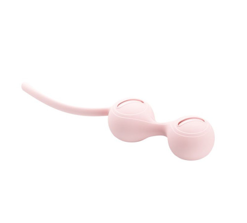 Нежно-розовые вагинальные шарики на сцепке Kegel Tighten Up I
