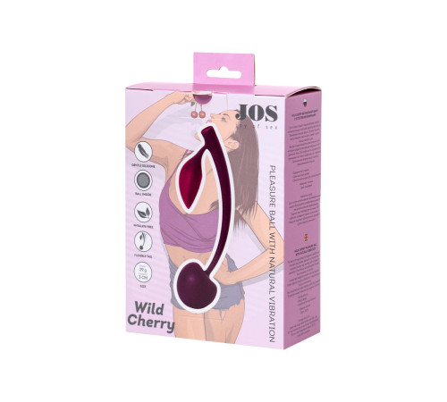 Бордовая вагинальная вишенка WILD CHERRY - 13 см.
