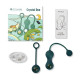 Заказать Изумрудные вагинальные шарики Magic Motion Crystal Duo Smart Kegel Vibrator with Weight Set
