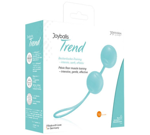 Вагинальные шарики цвета мяты Joyballs Trend