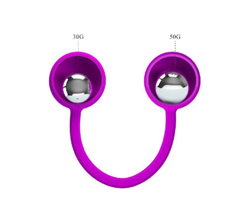 Лиловые вагинальные шарики KEGEL BALL III