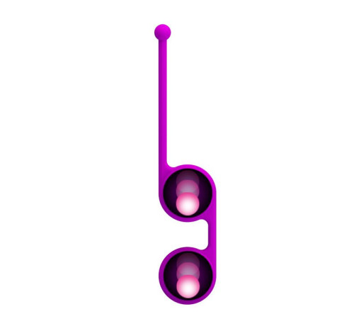 Лиловые вагинальные шарики Kegel Tighten Up III