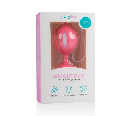 Розовые вагинальные шарики Wiggle Duo