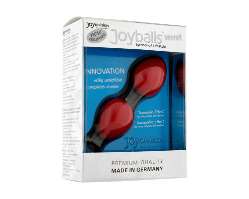 Заказать Красные вагинальные шарики Joyballs Secret