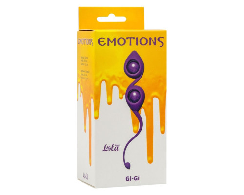 Заказать Фиолетовые вагинальные шарики Emotions Gi-Gi
