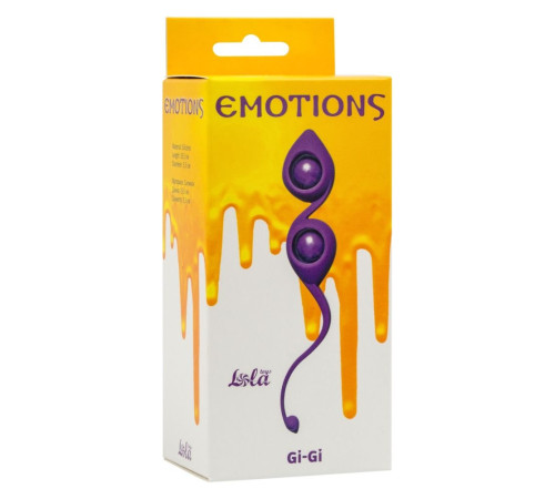 Фиолетовые вагинальные шарики Emotions Gi-Gi