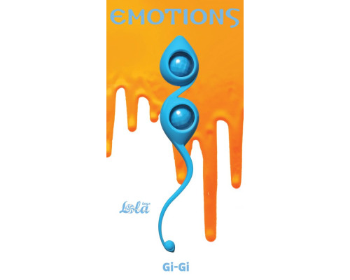 Заказать Голубые вагинальные шарики Emotions Gi-Gi