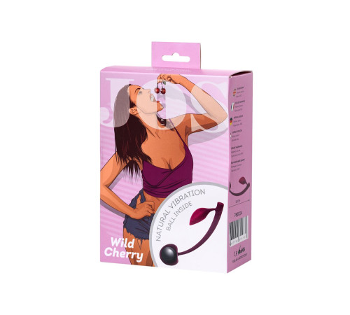 Бордовая вагинальная вишенка WILD CHERRY - 13 см.