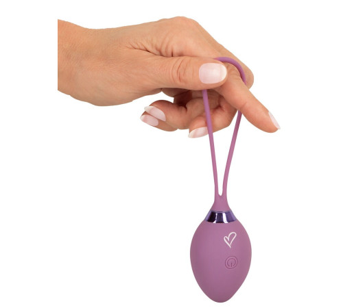 Фиолетовый вагинальный шарик ROVANA RC Love Ball