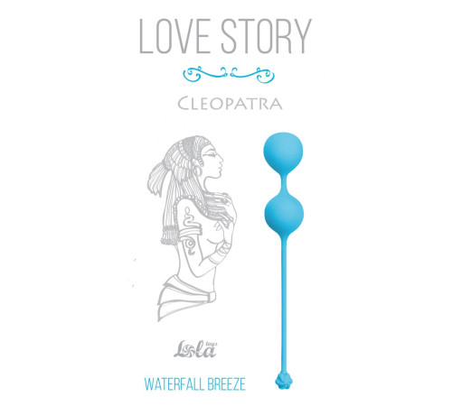 Голубые вагинальные шарики Cleopatra Waterfall Breeze