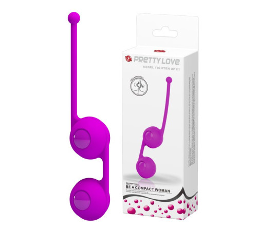 Лиловые вагинальные шарики Kegel Tighten Up III