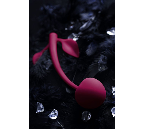 Бордовая вагинальная вишенка WILD CHERRY - 14,5 см.