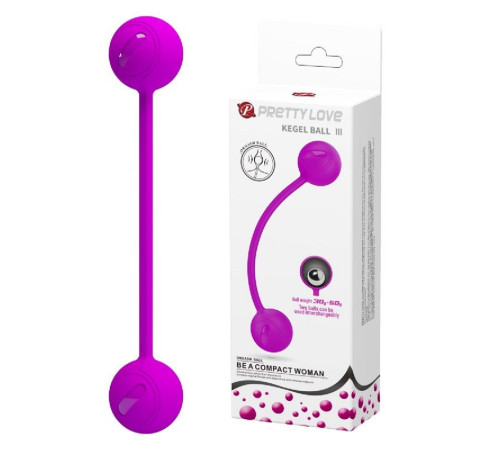 Лиловые вагинальные шарики KEGEL BALL III