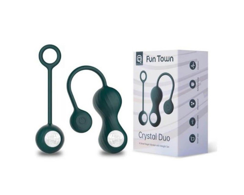 Заказать Изумрудные вагинальные шарики Magic Motion Crystal Duo Smart Kegel Vibrator with Weight Set Заказать Изумрудные вагинальные шарики Magic Motion Crystal Duo Smart Kegel Vibrator with Weight Set