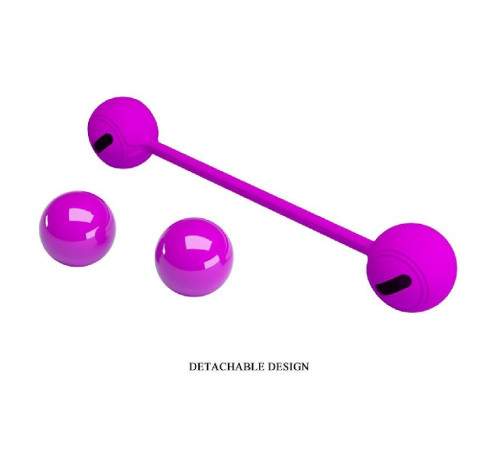 Лиловые вагинальные шарики KEGEL BALL III