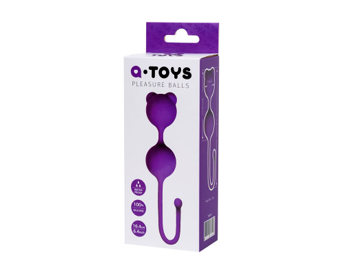 Заказать Фиолетовые вагинальные шарики A-Toys с ушками Заказать Фиолетовые вагинальные шарики A-Toys с ушками